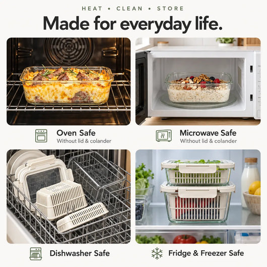 FreshLock™ Glass Storage